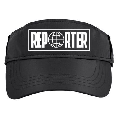 Reporter Reporting Journalist Press Member Correspondent Cute Gift Adult Drive Performance Visor
