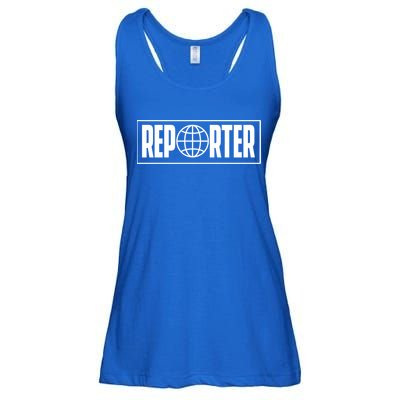 Reporter Reporting Journalist Press Member Correspondent Cute Gift Ladies Essential Flowy Tank