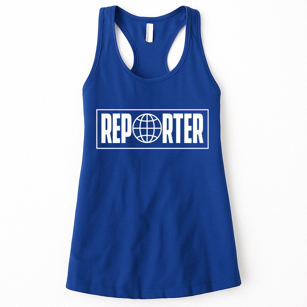 Reporter Reporting Journalist Press Member Correspondent Cute Gift Womens Tank Top