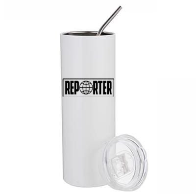 Reporter Reporting Journalist Press Member Correspondent Cute Gift Stainless Steel Tumbler