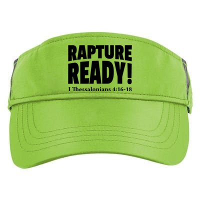 Rapture Ready Jesus Is Coming Christian Adult Drive Performance Visor