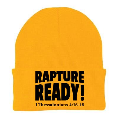 Rapture Ready Jesus Is Coming Christian Knit Cap Winter Beanie