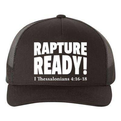 Rapture Ready Jesus Is Coming Christian Yupoong Adult 5-Panel Trucker Hat