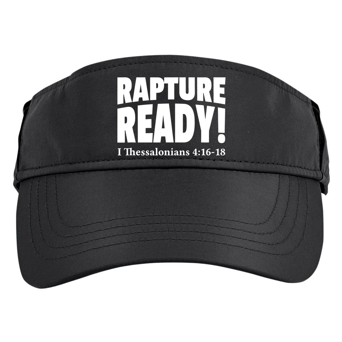 Rapture Ready Jesus Is Coming Christian Adult Drive Performance Visor