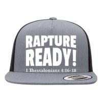 Rapture Ready Jesus Is Coming Christian Flat Bill Trucker Hat