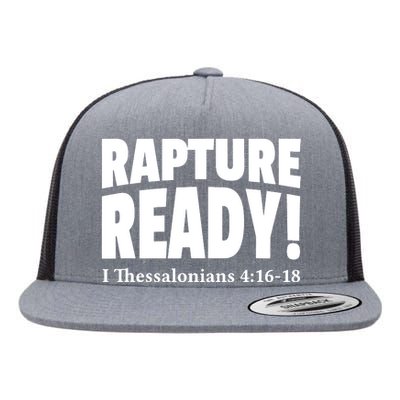 Rapture Ready Jesus Is Coming Christian Flat Bill Trucker Hat