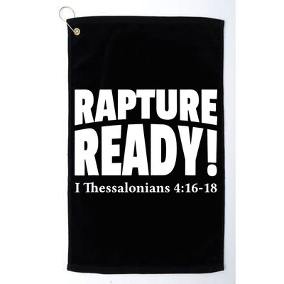 Rapture Ready Jesus Is Coming Christian Golf Towel