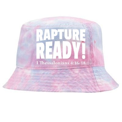 Rapture Ready Jesus Is Coming Christian Tie-Dyed Bucket Hat