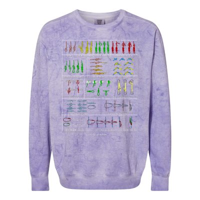 Rope Rescue Knots Colorblast Crewneck Sweatshirt