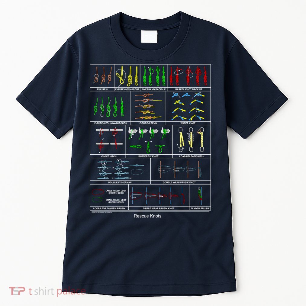 Rope Rescue Knots Tall T-Shirt