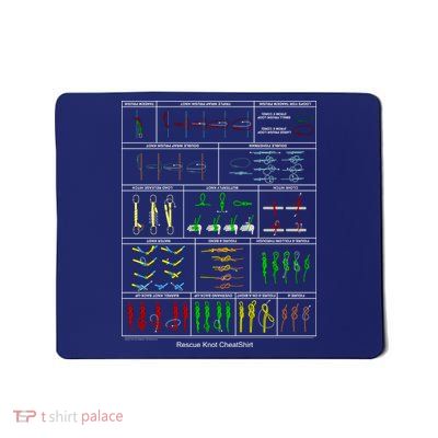 Rope Rescue Knot Cheat Shirt Mousepad