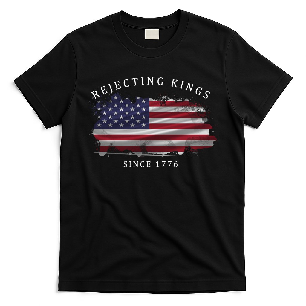 Retro Rejecting Kings Since 1776 Protest Pro Democracy T-Shirt