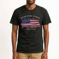 Retro Rejecting Kings Since 1776 Protest Pro Democracy Tall T-Shirt