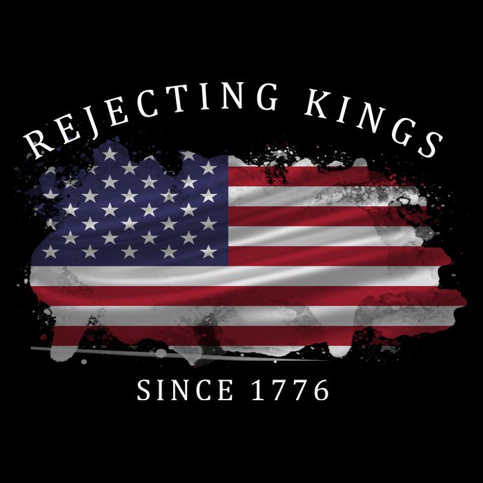 Retro Rejecting Kings Since 1776 Protest Pro Democracy 16 in Basic Backpack