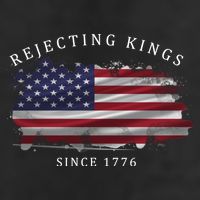 Retro Rejecting Kings Since 1776 Protest Pro Democracy Golf Towel