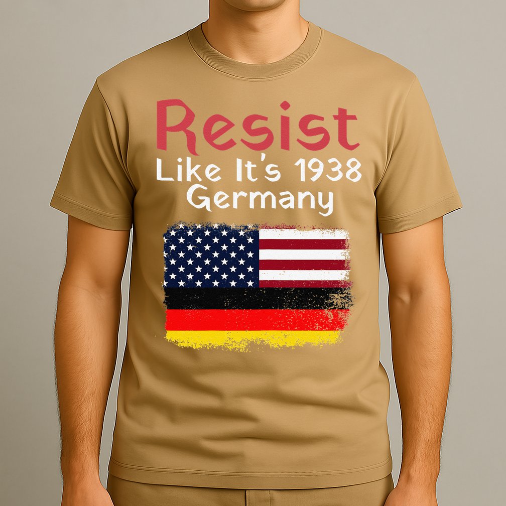 Retro Resist Like Its 1938 Germany Usa Germany Flag Vintage T-Shirt
