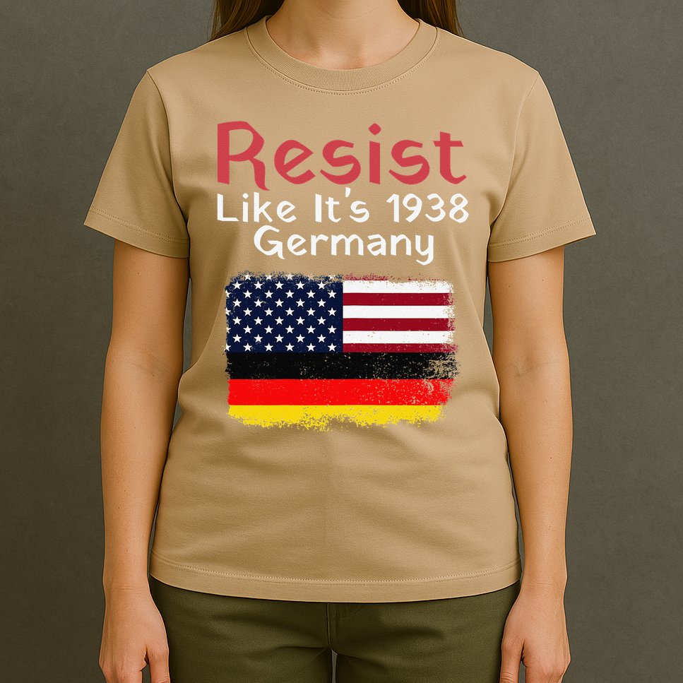 Retro Resist Like Its 1938 Germany Usa Germany Flag Vintage T-Shirt