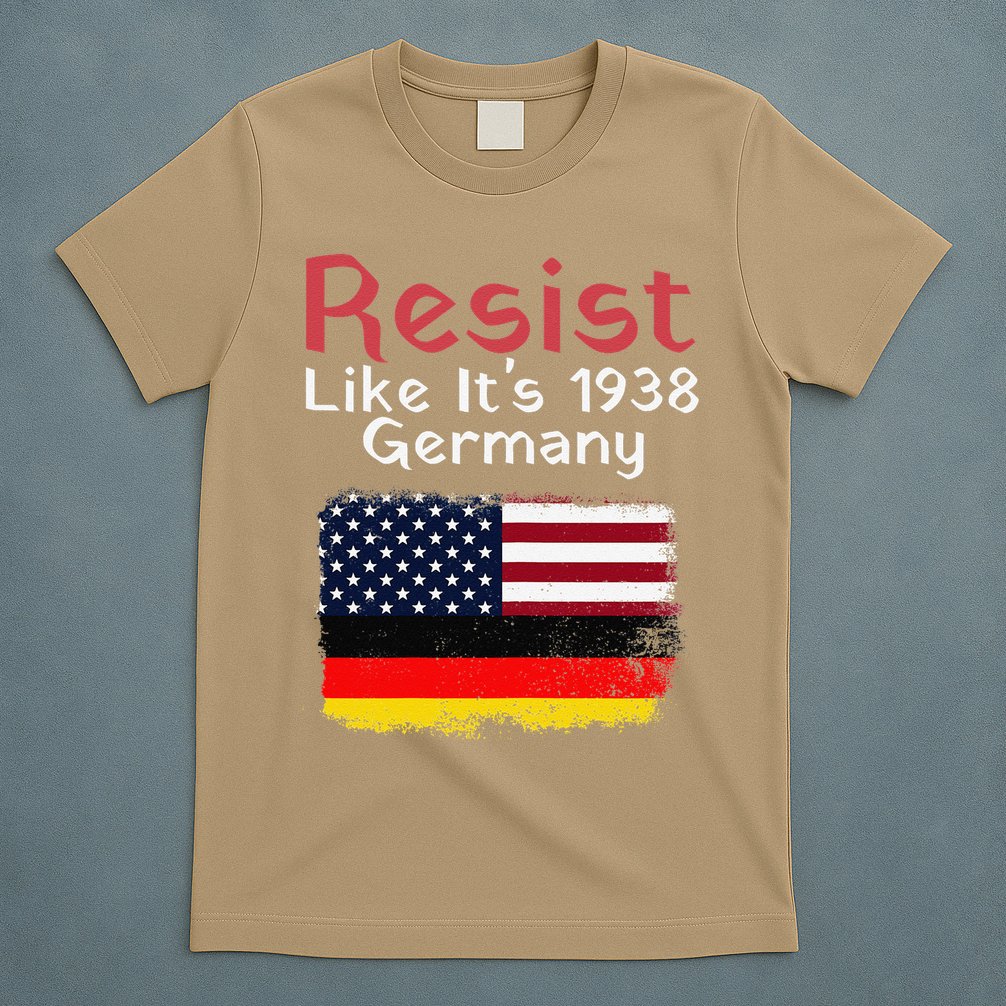 Retro Resist Like Its 1938 Germany Usa Germany Flag Vintage T-Shirt