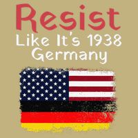Retro Resist Like Its 1938 Germany Usa Germany Flag Vintage T-Shirt