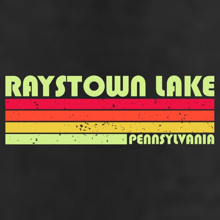 Retro Raystown Lake Pennsylvania Adult Drive Performance Visor