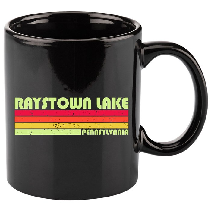 Retro Raystown Lake Pennsylvania 11oz C Handle Ceramic Mug