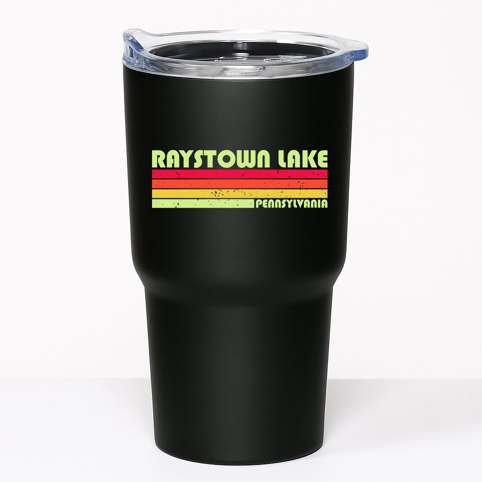 Retro Raystown Lake Pennsylvania Tumbler