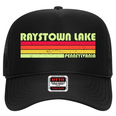 Retro Raystown Lake Pennsylvania Trucker Hat