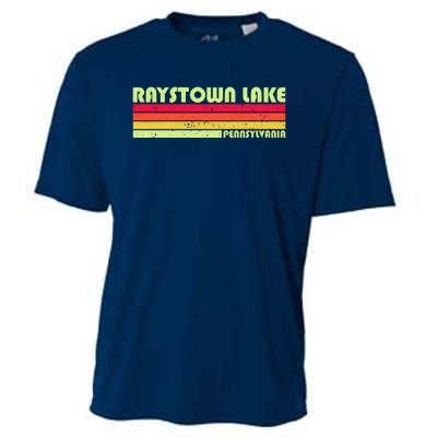 Retro Raystown Lake Pennsylvania Cooling Performance Crew T-Shirt