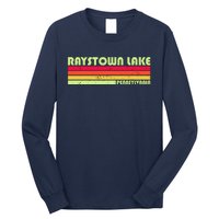 Retro Raystown Lake Pennsylvania Long Sleeve Shirt