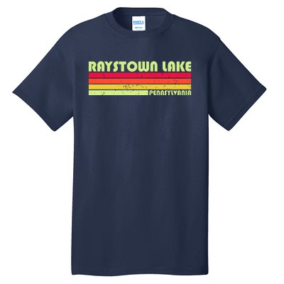 Retro Raystown Lake Pennsylvania Tall T-Shirt