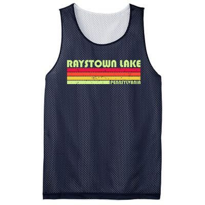 Retro Raystown Lake Pennsylvania Mesh Reversible Basketball Jersey Tank