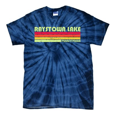 Retro Raystown Lake Pennsylvania Tie-Dye T-Shirt