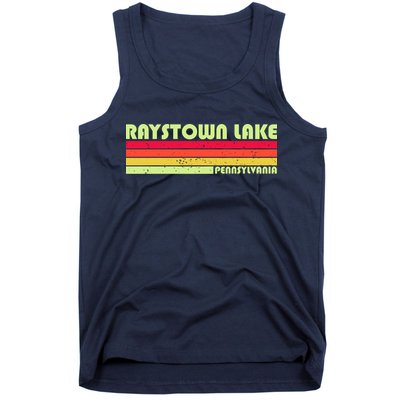 Retro Raystown Lake Pennsylvania Tank Top