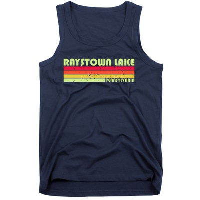 Retro Raystown Lake Pennsylvania Tank Top