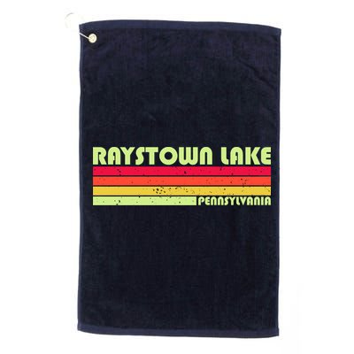 Retro Raystown Lake Pennsylvania Golf Towel