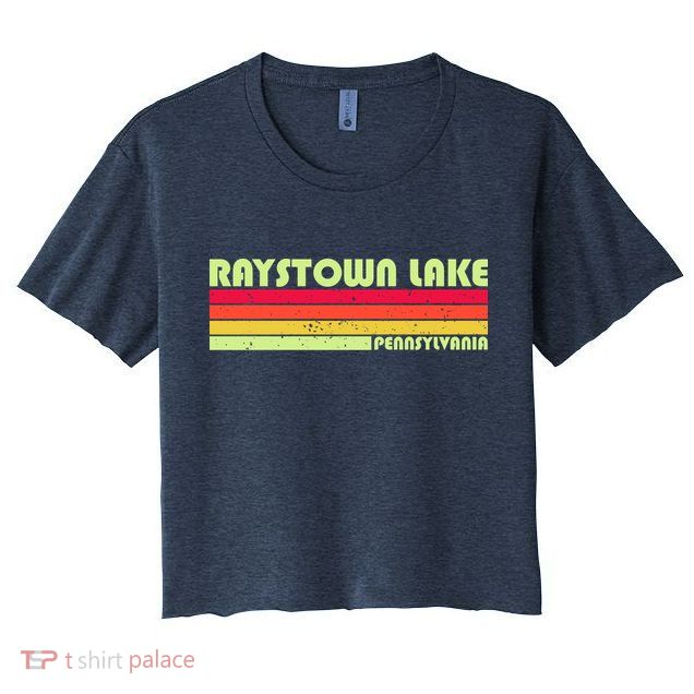 Retro Raystown Lake Pennsylvania Crop Top