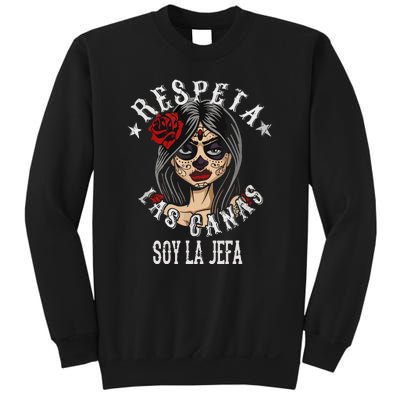 Retro Respeta Las Canas La Jefa Funny Spanish Gift For Halloween Sweatshirt