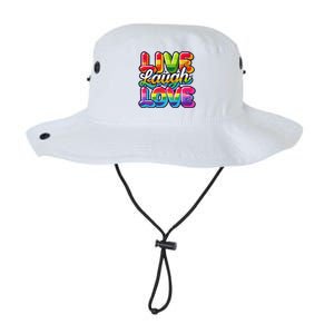 Rainbow Radiance Live Laugh Love Legacy Cool Fit Booney Bucket Hat