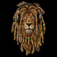 Rasta Reggae Lion Music Art For Rastafari Lover Drawstring Bag
