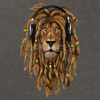 Rasta Reggae Lion Music Art For Rastafari Lover Cotton Canvas Backpack