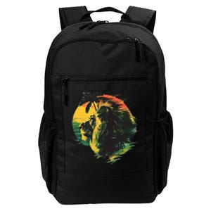 Rasta Reggae Lion Of Judah Rastafari Pride Jamaican Music Daily Commute Backpack