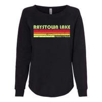 Retro Raystown Lake Pennsylvania Womens California Wash Sweatshirt