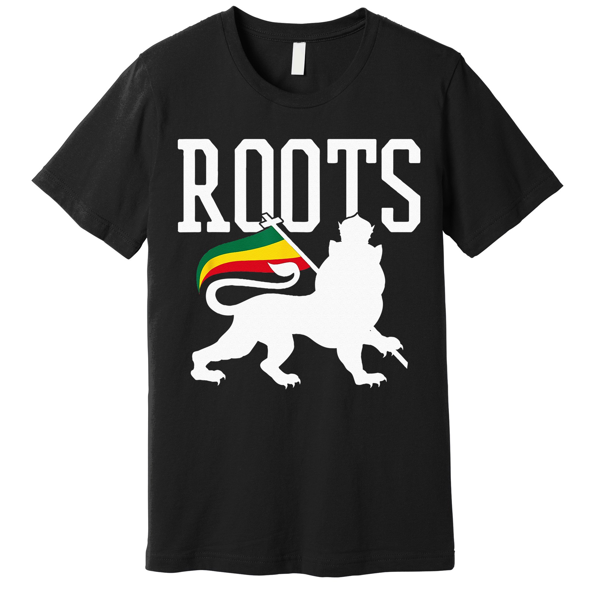 Reggae Roots Lion Of Judah Rastafari Music Rasta Gift Premium T-Shirt