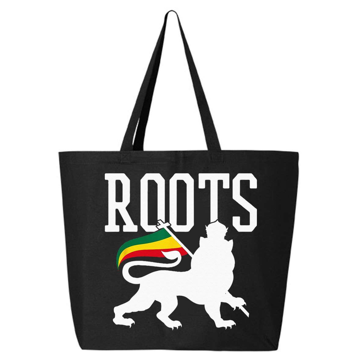 Reggae Roots Lion Of Judah Rastafari Music Rasta Gift 25L Jumbo Tote