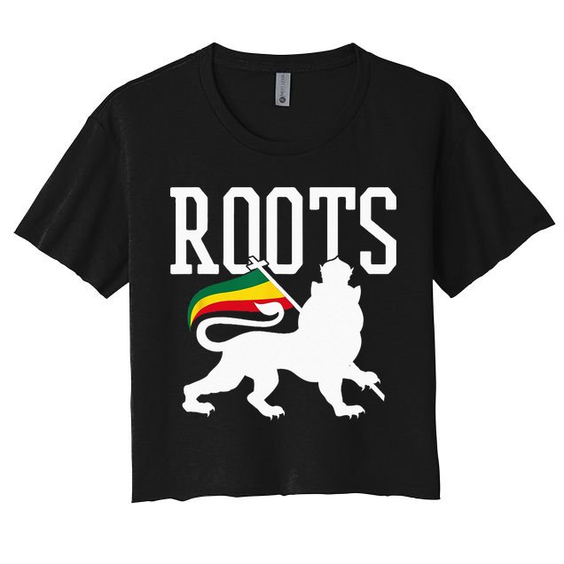 Reggae Roots Lion Of Judah Rastafari Music Rasta Gift Crop Top