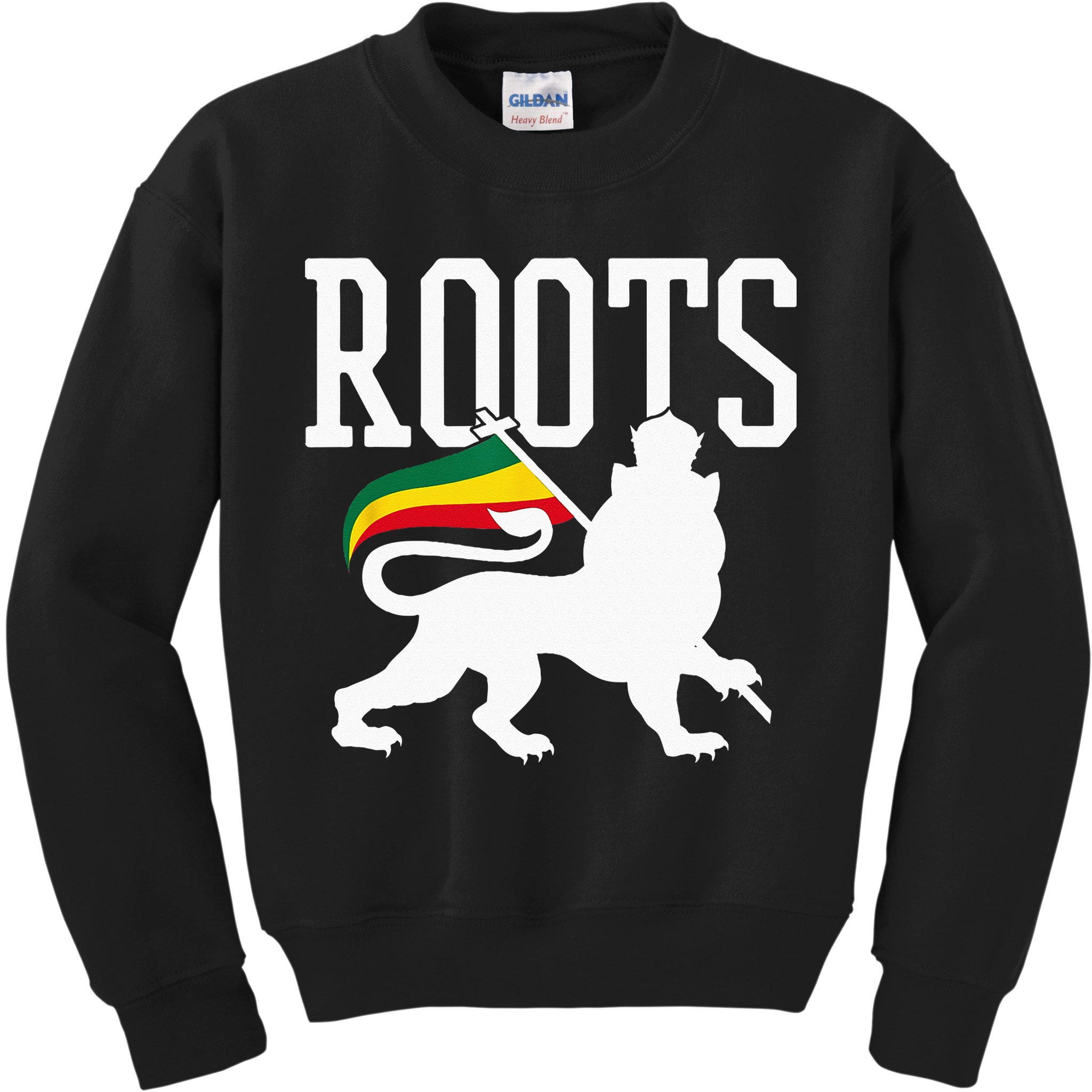 Reggae Roots Lion Of Judah Rastafari Music Rasta Gift Kids Sweatshirt