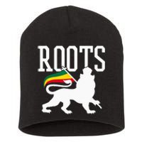 Reggae Roots Lion Of Judah Rastafari Music Rasta Gift Short Acrylic Beanie