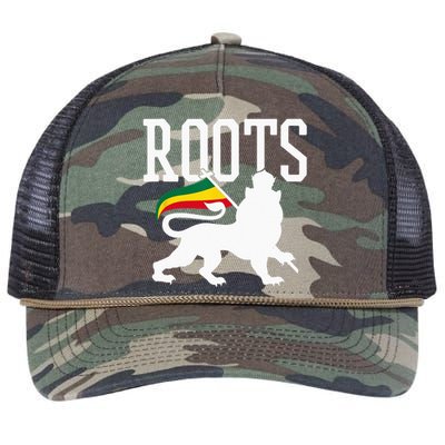 Reggae Roots Lion Of Judah Rastafari Music Rasta Gift Retro Rope Trucker Hat Cap