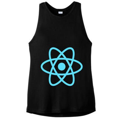 Reactjs React.Js Logo Javascript Framework Ladies PosiCharge Tri-Blend Wicking Tank
