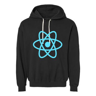 Reactjs React.Js Logo Javascript Framework Garment-Dyed Fleece Hoodie